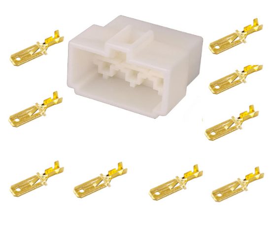 Picture of 9P AUTOMOTIVE INLINE CONNECTOR MALE TERMINAL