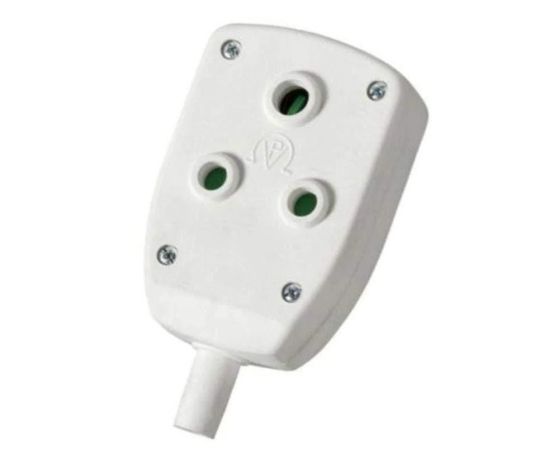 Picture of JANUS COUPLER DOUBLE NYLON-WT