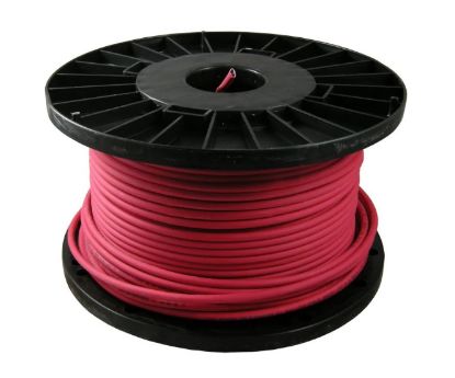 Picture of WIRE SOLID  WRAPPING WIRE RED 100m/REEL