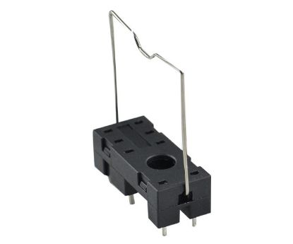 Picture of SOCKET RELAY DPDT 8P 15mm BK PCB