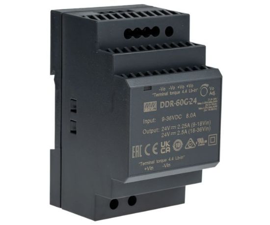 Picture of DC-DC CONVERTER D/R I=12V/24V O=24VDC 2.5A