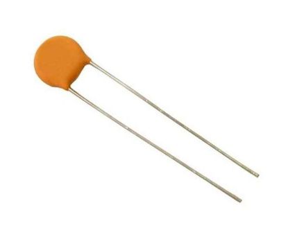 Picture of CERAMIC CAPACITOR DISK Y5E 250pF 50V P=2.5mm