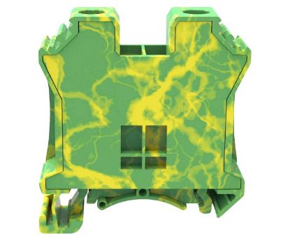 Picture of EARTH TERMINAL BLOCK D/R YL/GY 125A 1000V P=16mm