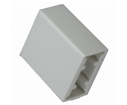 Picture of RECTANGULAR PUSH-BUTTON CAP WHITE SNAP-FIT