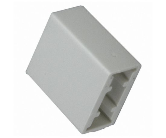 Picture of RECTANGULAR PUSH-BUTTON CAP WHITE SNAP-FIT