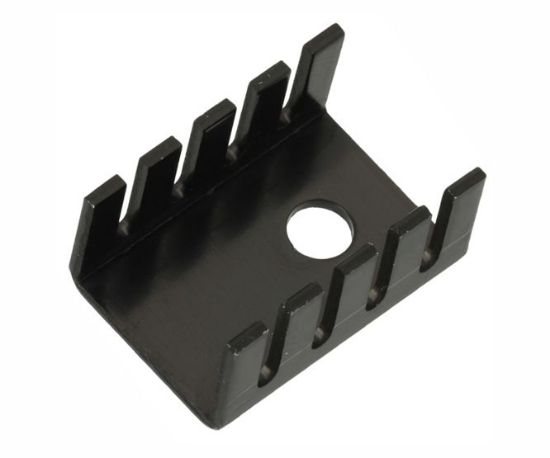 Picture of HEATSINK TO220 STAMPED BLACK