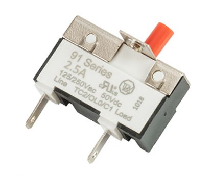 Picture of CIRCUIT BREAKER P/M 2.5A PUSH-TO-RESET