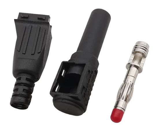 Picture of BANANA PLUG 4MM RIGHT ANGLE BLACK