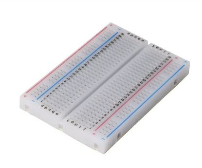 Picture of BREADBOARD  85x55mm 400 TIE-POINT POWER RAIL ON BOTH SIDES