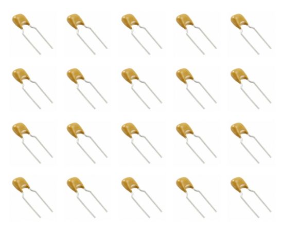 Picture of CERAMIC CAPACITOR DISC M/L Y5V 100nF 50V P=7.5mm - 1K/BAG