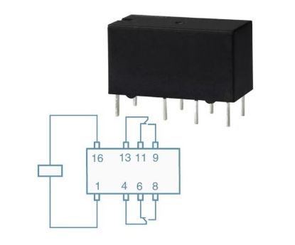 Picture of RELAY DPDT 48VDC 3A