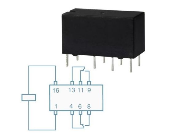 Picture of RELAY DPDT 48VDC 3A