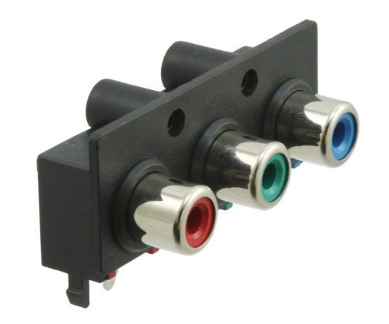 Picture of RCA SOCKET 3W PCB PLATE MONO R/A