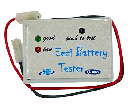 Picture of BATTERY TESTER 12V SLA LED + RESET BUTTON MAX 3-SEC 70x50x24mm