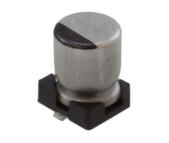 Picture of ELECTROLYTIC CAPACITOR SMD 10uF  25V   HT
