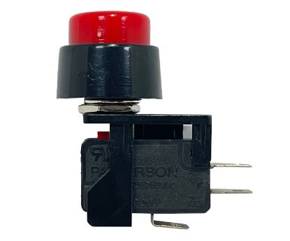 Picture of MINI MICRO LIMIT SWITCH P/BUT 24mm RED