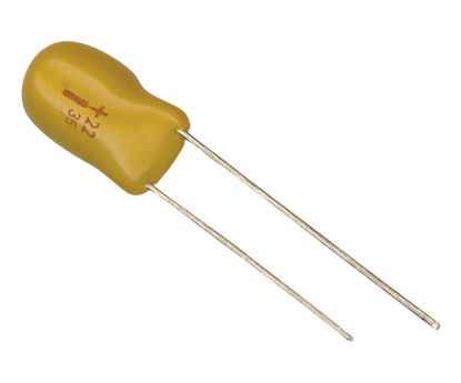 Picture of TANTALUM CAPACITOR BEAD 33uF 10V P=2.5mm