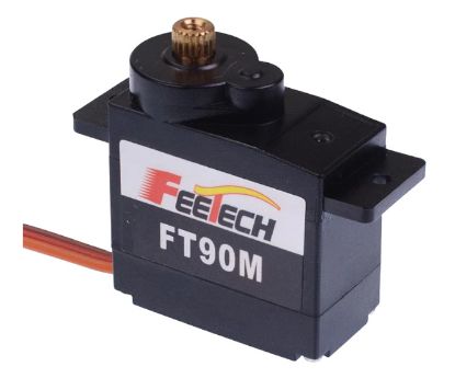 Picture of MOTOR SERVO 280-DEG 6V 150mA 23x12x25.5mm