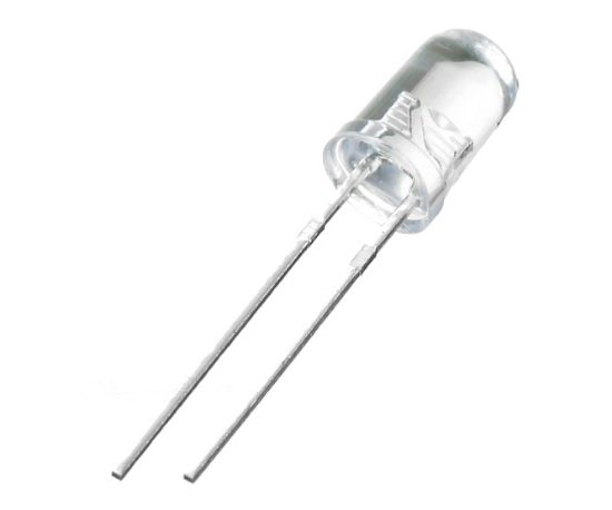 Picture of LED 5mm ROUND CLEAR-GREEN 525nm 20Kmcd 30DEG