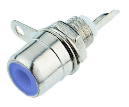 Picture of SOCKET RCA P/MNT NICKEL BLUE