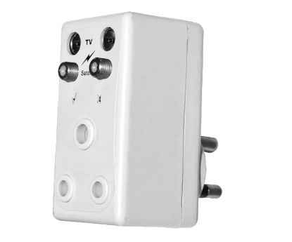 Picture of SURGE PROTECTOR SOCKET 1x3P 2xSAT 2xTV