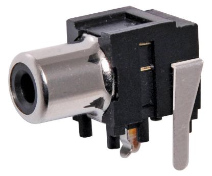 Picture of SOCKET RCA R/A BK PCB 3P