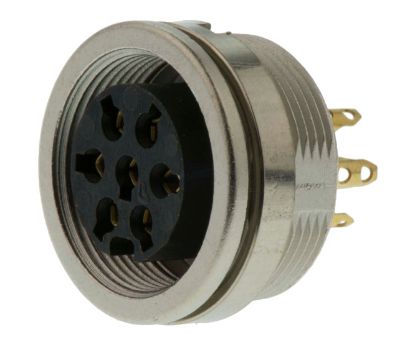 Picture of M16 DIN SOCKET 7W 5A 250V P/MOUNT
