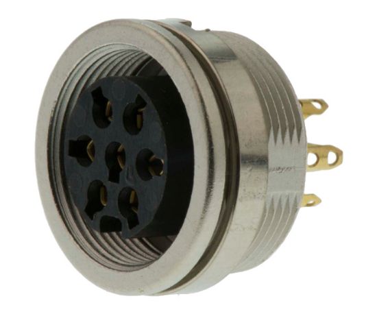 Picture of M16 DIN SOCKET 7W 5A 250V P/MOUNT