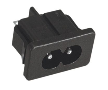 Picture of SOCKET AC FIG-8 P/M PUSH-ON TERMINALS