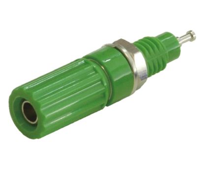 Picture of SOCKET BANANA 4mm GREEN CAPTIVE DARK GREEN
