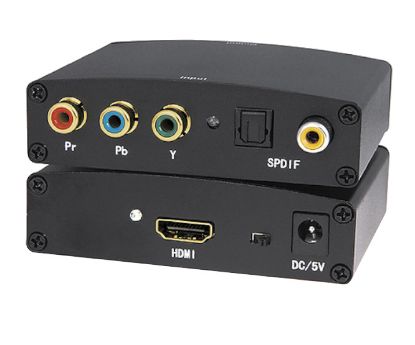 Picture of YPbPr + AUDIO TO HDMI CONVERTER 1080px 91x22x75mm