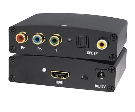 Picture of YPbPr + AUDIO TO HDMI CONVERTER 1080px 91x22x75mm