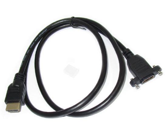 Picture of HDMI LEAD INLINE PLUG TO HDMI PANEL MOUNT SOCKET 1M