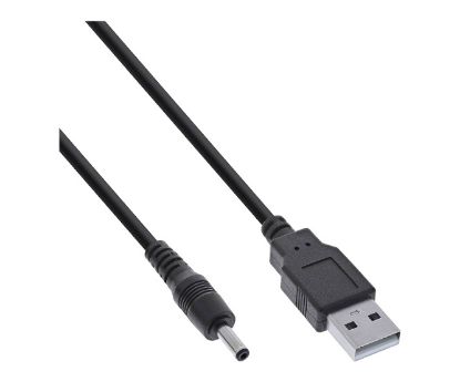 Picture of 5V USB A PLUG -2.1mm DC SOCKET INLINE - 1.5M LEAD