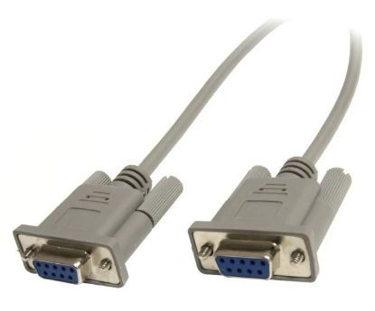 Picture of NULL SERIAL LEAD 9W DB9 SOCKET-SOCKET 1.5M CREAM