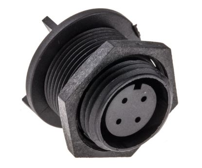 Picture of CIRCULAR SOCKET 4W P/M SOLDER