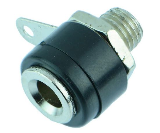 Picture of SOCKET BANANA 4mm  BLACK      LP