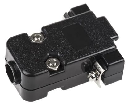 Picture of D-SUB 9W BLACK COVER - STANDARD SCREW