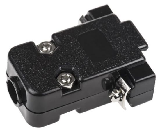Picture of D-SUB 9W BLACK COVER - STANDARD SCREW
