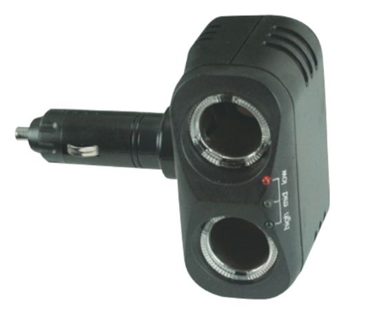 Picture of ADAPTER CIGARRETE PLUG - 2xCIGARRETE SOCKET BATTERY CHECKER