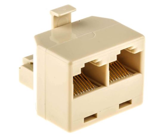 Picture of ADAPTER RJ12 PLUG - 2xRJ12 SOCKET