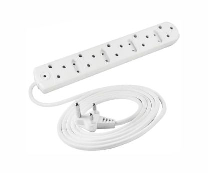 Picture of MULTIPLUG ADAPTER EXTENSION 5x15A 4x5A(EU) L=3mx1.5mm2