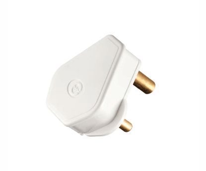 Picture of MINI MAINS LIGHTING PLUGTOP 5A/6A 250V WHITE
