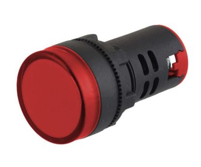 Picture of PILOT LIGHT INDICATOR LED 24VAC/DC RED 22mm