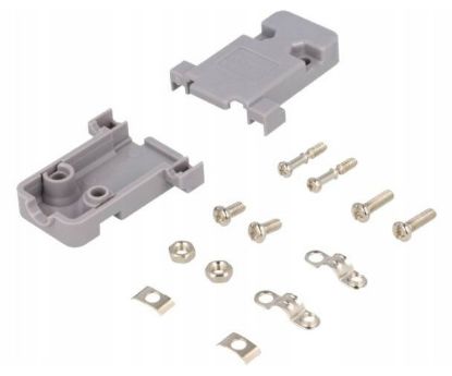 Picture of D-SUB 9W GREY COVER - STANDARD TYPE - DEBULK