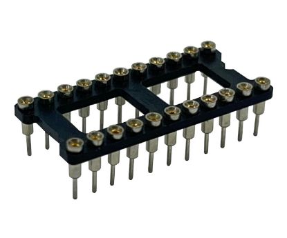 Picture of IC SOCKET DIL 0.4 TULIP RND     S22