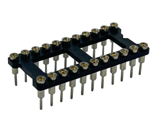 Picture of IC SOCKET DIL 0.4 TULIP RND     S22