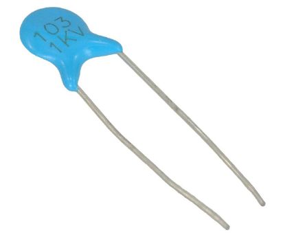 Picture of CERAMIC CAPACITOR DISK 471pF 2000V P=5mm