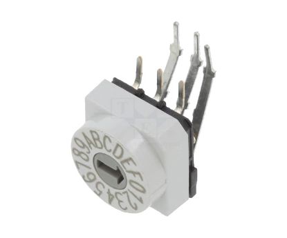 Picture of ROTARY SWITCH HEX R/A 1-POLE 16POS