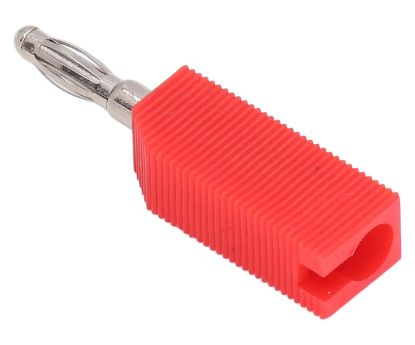 Picture of STACKABLE BANANA PLUG 4mm RED REC TOP-ST